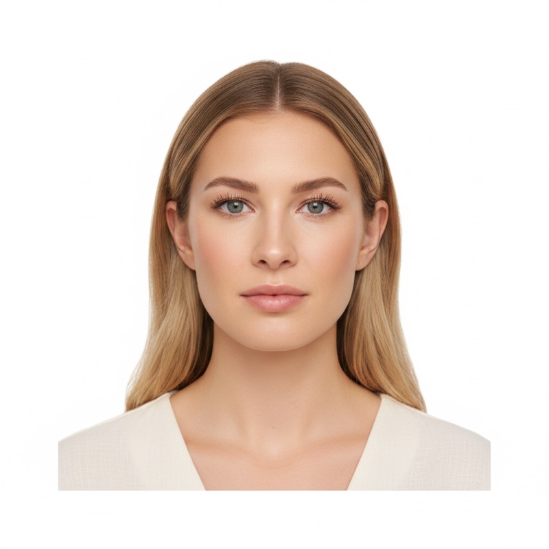 US-compliant 2×2 passport photo